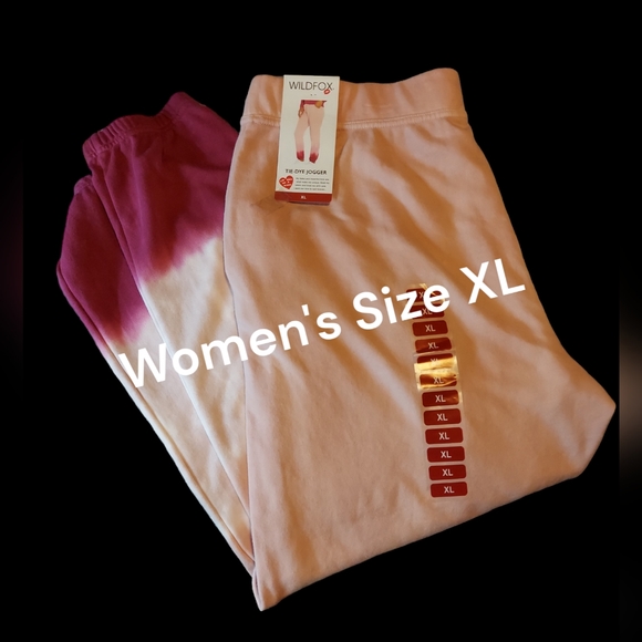 Wildfox Tie-Dye Jogger Women's Size XL NWT - Picture 1 of 9